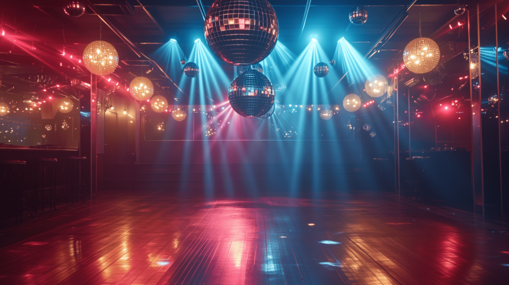 Summer party soirée disco